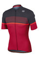 SPORTFUL Cyklistický dres s krátkým rukávem - FREQUENCE - růžová/šedá