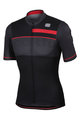SPORTFUL Cyklistický dres s krátkým rukávem - SQUADRA CORSE - červená/šedá/černá