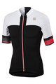 SPORTFUL Cyklistický dres s krátkým rukávem - STRIKE - bílá/černá