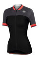 SPORTFUL Cyklistický dres bez rukávů - GRACE LADY - černá/šedá