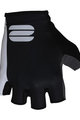 SPORTFUL Cyklistické rukavice krátkoprsté - BODYFIT PRO - černá/bílá
