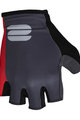 SPORTFUL Cyklistické rukavice krátkoprsté - BODYFIT PRO - červená/šedá