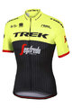 SPORTFUL Cyklistický dres s krátkým rukávem - TREK SEGAFREDO 2017 - černá/žlutá