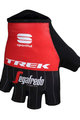 SPORTFUL Cyklistické rukavice krátkoprsté - TREK SEGAFREDO 2017 - černá/červená