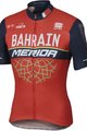 SPORTFUL Cyklistický dres s krátkým rukávem - BAHRAIN MERIDA 2017 - červená/černá