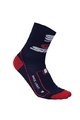 SPORTFUL Cyklistické ponožky klasické - BAHRAIN MERIDA 2018 - červená/modrá
