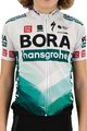 SPORTFUL Cyklistický dres s krátkým rukávem - BORA 2021 KIDS BOH - zelená/šedá