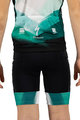 SPORTFUL Cyklistické kalhoty krátké bez laclu - BORA 2021 KIDS BOH - černá/zelená