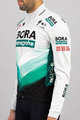 SPORTFUL Cyklistická zateplená bunda - BORA HANSGROHE 2021 - zelená/šedá