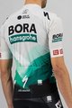 SPORTFUL Cyklistický dres s krátkým rukávem - BORA HANSGROHE 2021 - šedá/zelená