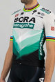 SPORTFUL Cyklistický dres s krátkým rukávem - BORA HANSGROHE 2021 - šedá/zelená