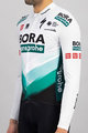 SPORTFUL Cyklistický dres s dlouhým rukávem zimní - BORA 2021 WINTER - šedá/zelená