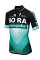 SPORTFUL Cyklistický dres s krátkým rukávem - BORA 2019 KIDS - černá/zelená