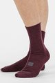 SPORTFUL Cyklistické ponožky klasické - WOOL WOMAN 16 - bordó