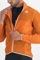 SPORTFUL Cyklistická větruodolná bunda - HOT PACK EASYLIGHT - oranžová