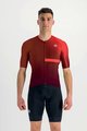 SPORTFUL Cyklistický dres s krátkým rukávem - BOMBER - červená