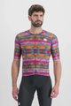 SPORTFUL Cyklistický dres s krátkým rukávem - GLITCH BOMBER - zelená