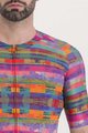 SPORTFUL Cyklistický dres s krátkým rukávem - GLITCH BOMBER - zelená