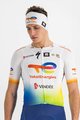 SPORTFUL Cyklistická čelenka - TOTAL ENERGIES 2022 - bílá/modrá/žlutá/oranžová