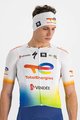 SPORTFUL Cyklistická čelenka - TOTAL ENERGIES 2022 - bílá/modrá/žlutá/oranžová