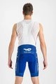 SPORTFUL Cyklistické kalhoty krátké s laclem - TOTAL ENERGIES 2022 - bílá/modrá