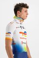 SPORTFUL Cyklistický nákrčník - TOTAL ENERGIES 2022 - oranžová/bílá/modrá/žlutá