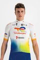 SPORTFUL Cyklistická vesta - TOTAL ENERGIES 2022 - oranžová/modrá/žlutá/bílá