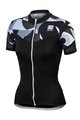 SPORTFUL Cyklistický dres s krátkým rukávem - PRIMAVERA LADY - bílá/černá