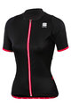SPORTFUL Cyklistický dres s krátkým rukávem - LUNA LADY - černá/růžová