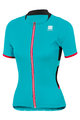 SPORTFUL Cyklistický dres s krátkým rukávem - LUNA LADY - tyrkysová