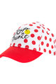 TDF Cyklistická čepice - TOUR DE FRANCE 2021 - červená/bílá