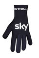 CASTELLI Cyklistické rukavice dlouhoprsté - TEAM SKY 2019 DULVIO - černá/bílá/modrá