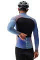 UYN Cyklistický dres s dlouhým rukávem zimní - SPECTRE WINTER - modrá/oranžová/černá