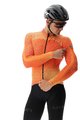 UYN Cyklistický dres s dlouhým rukávem zimní - SPECTRE WINTER - černá/oranžová