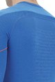 UYN Cyklistické triko s dlouhým rukávem - EVOLUTYON  - modrá