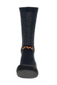 UYN Cyklistické ponožky klasické - AERO WINTER - oranžová/černá