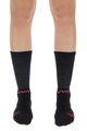 UYN Cyklistické ponožky klasické - AERO WINTER LADY - černá/růžová