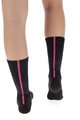 UYN Cyklistické ponožky klasické - AERO WINTER LADY - černá/růžová