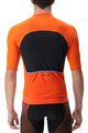 UYN Cyklistický dres s krátkým rukávem - BIKING AIRWING - černá/oranžová