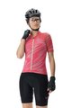 UYN Cyklistický dres s krátkým rukávem - BIKING WAVE LADY - růžová