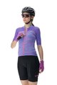 UYN Cyklistický dres s krátkým rukávem - BIKING WAVE LADY - fialová