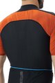 UYN Cyklistický dres s krátkým rukávem - ALLROAD AEROFIT - oranžová/černá