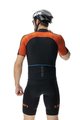 UYN Cyklistický dres s krátkým rukávem - ALLROAD AEROFIT - oranžová/černá