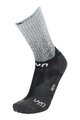 UYN Cyklistické ponožky klasické - AERO - černá/bílá