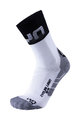 UYN Cyklistické ponožky klasické - LIGHT - bílá/šedá/černá