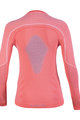 UYN Cyklistické triko s dlouhým rukávem - VISYON LADY - růžová/fialová