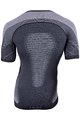 UYN Cyklistické triko s krátkým rukávem - EVOLUTYON - černá/šedá