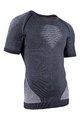 UYN Cyklistické triko s krátkým rukávem - EVOLUTYON - černá/šedá