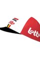 Cyklistická čepice - LOTTO SOUDAL 2020 - červená/bílá