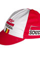 Cyklistická čepice - LOTTO SOUDAL 2019 - červená/bílá